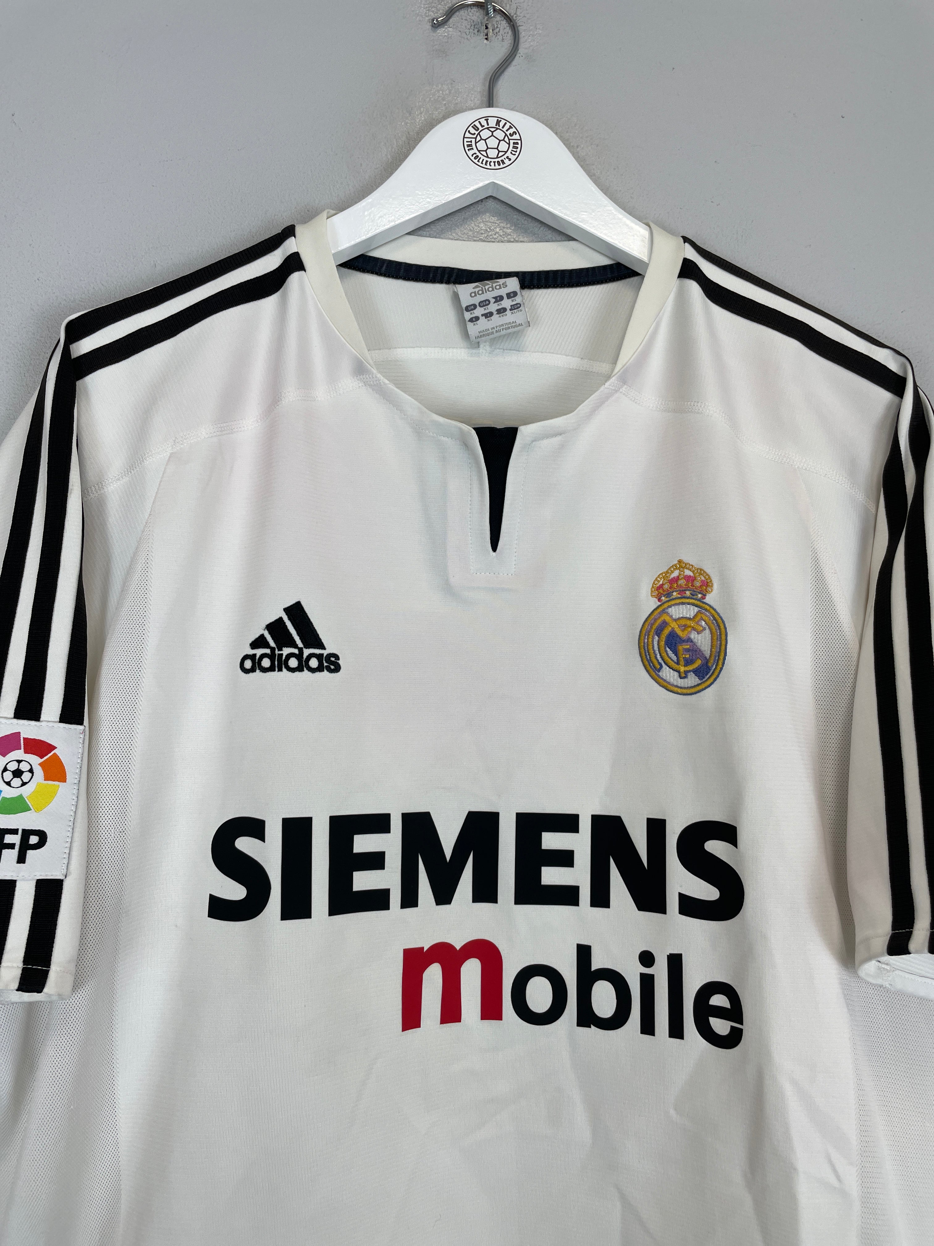 Shop 2003/04 REAL MADRID BECKHAM #23 HOME SHIRT (XL) ADIDAS, classic football shirts, vintage football shirts & retro soccer jerseys at Cult Kits