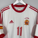 2002/04 SPAIN DE PEDRO #11 AWAY SHIRT (L) ADIDAS