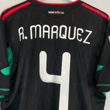 Shop 2010/11 MEXICO R.MARQUEZ #4 AWAY SHIRT (L) ADIDAS, classic football shirts, vintage football shirts & retro soccer jerseys at Cult Kits