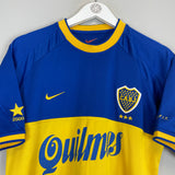 Shop 2000/01 BOCA JUNIORS *SPECIAL* HOME SHIRT (M) NIKE, classic football shirts, vintage football shirts & retro soccer jerseys at Cult Kits