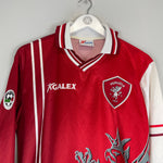 Shop 1998/99 PERUGIA NAKATA #7 L/S HOME SHIRT (L) GALEX, classic football shirts, vintage football shirts & retro soccer jerseys at Cult Kits