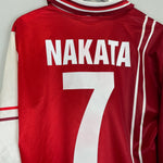 Shop 1998/99 PERUGIA NAKATA #7 L/S HOME SHIRT (L) GALEX, classic football shirts, vintage football shirts & retro soccer jerseys at Cult Kits