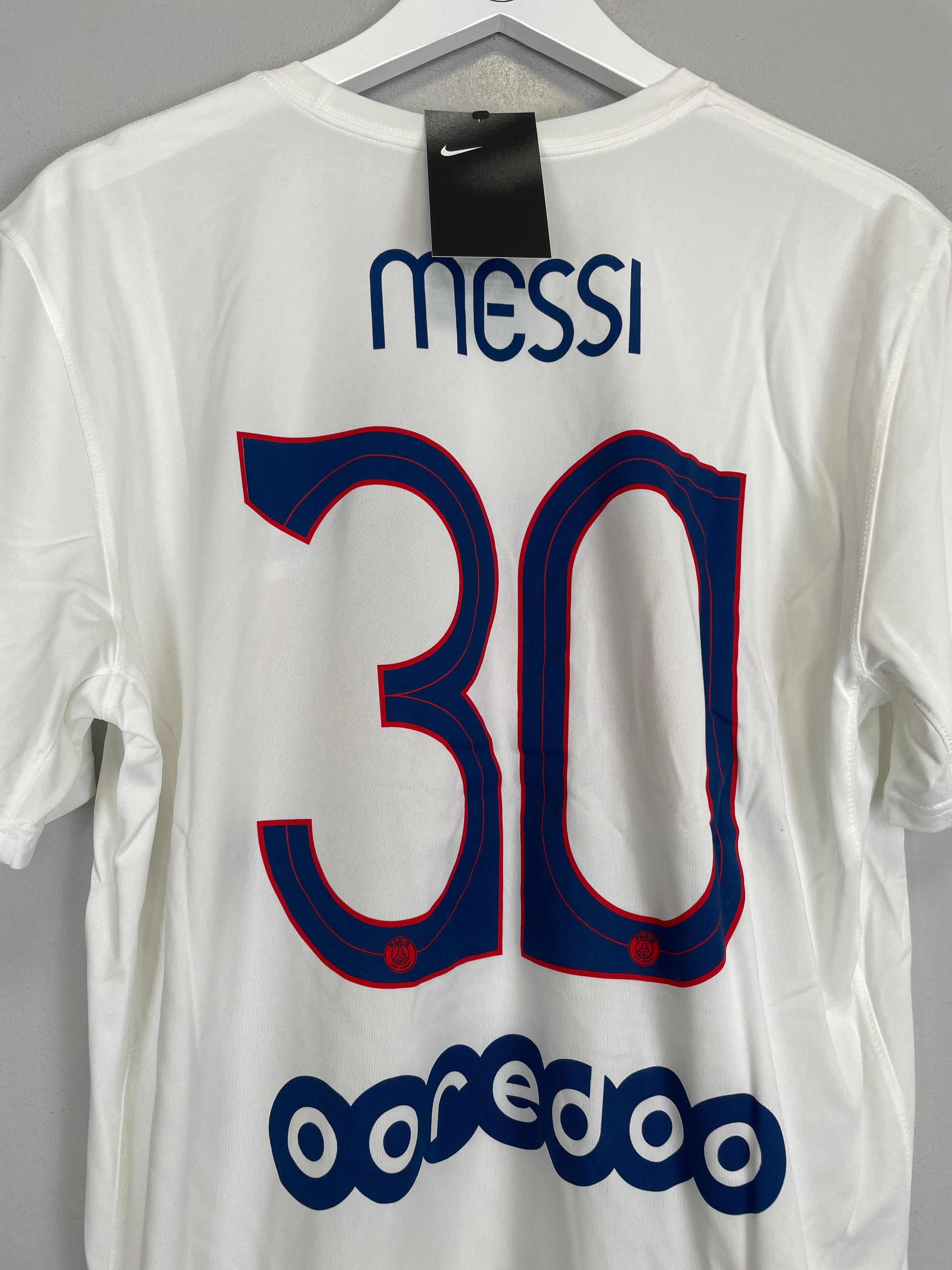 Shop 2021/22 PSG Messi #30 *BNWT* Tee (Multiple Sizes) Nike, classic football shirts, vintage football shirts & retro soccer jerseys at Cult Kits