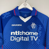 2002/03 RANGERS CANIGGIA #7 HOME SHIRT (S) DIADORA