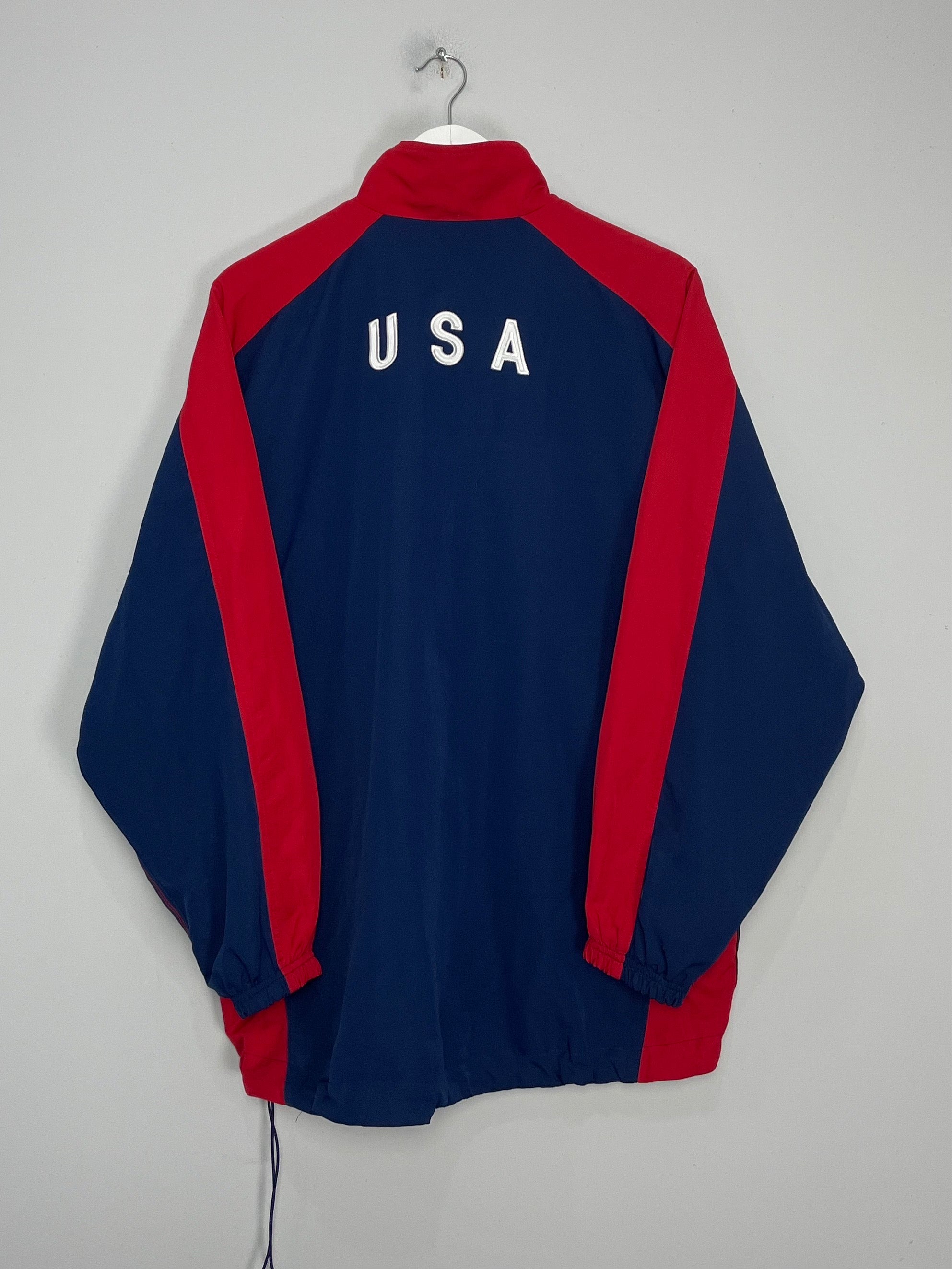 Shop 1998/99 USA TRACK JACKET (M) NIKE, classic football shirts, vintage football shirts & retro soccer jerseys at Cult Kits
