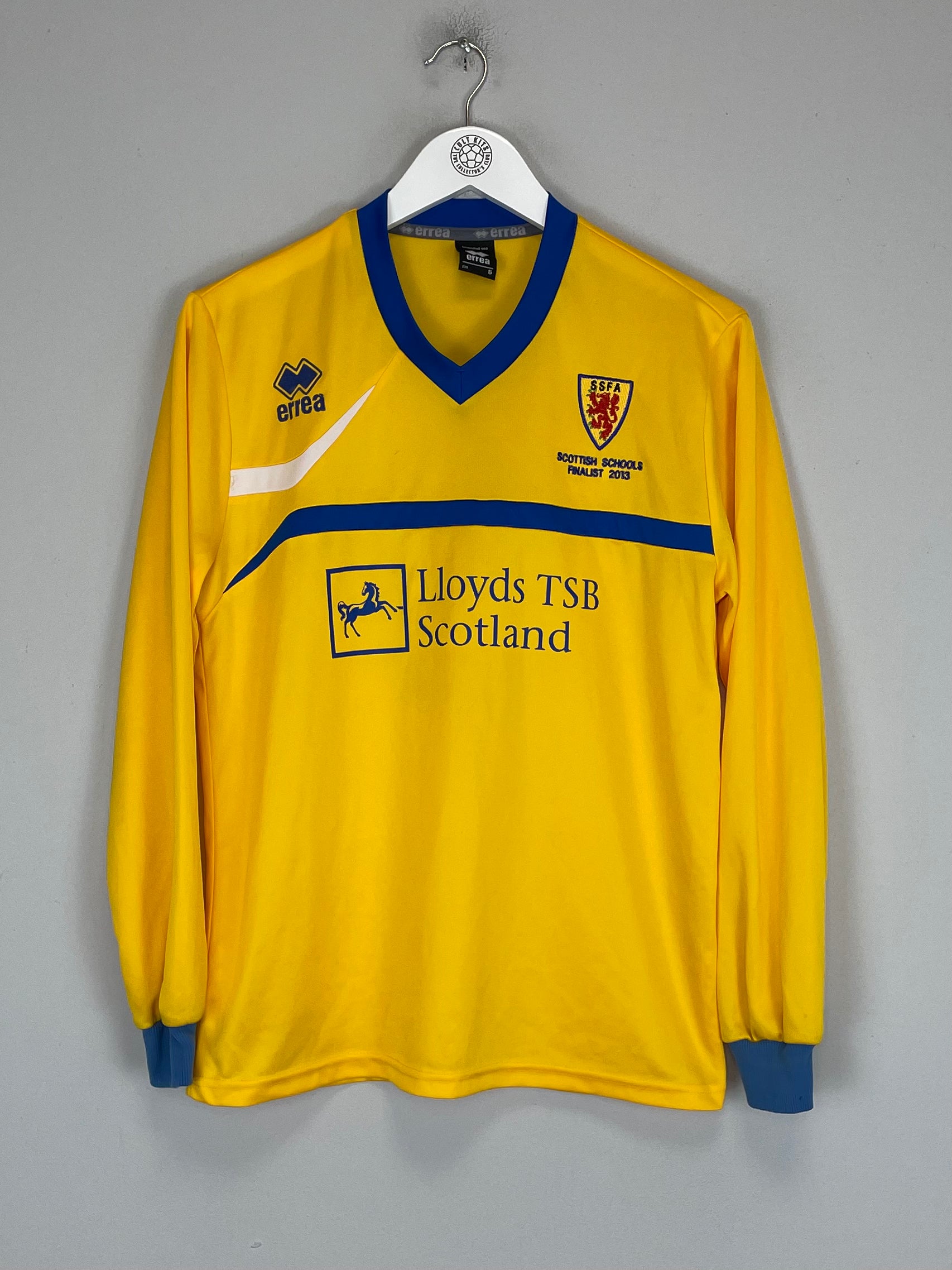 Shop 2013 SCOTLAND SCHOOLS FINALIST #9 L/S SHIRT (S) ERREA, classic football shirts, vintage football shirts & retro soccer jerseys at Cult Kits