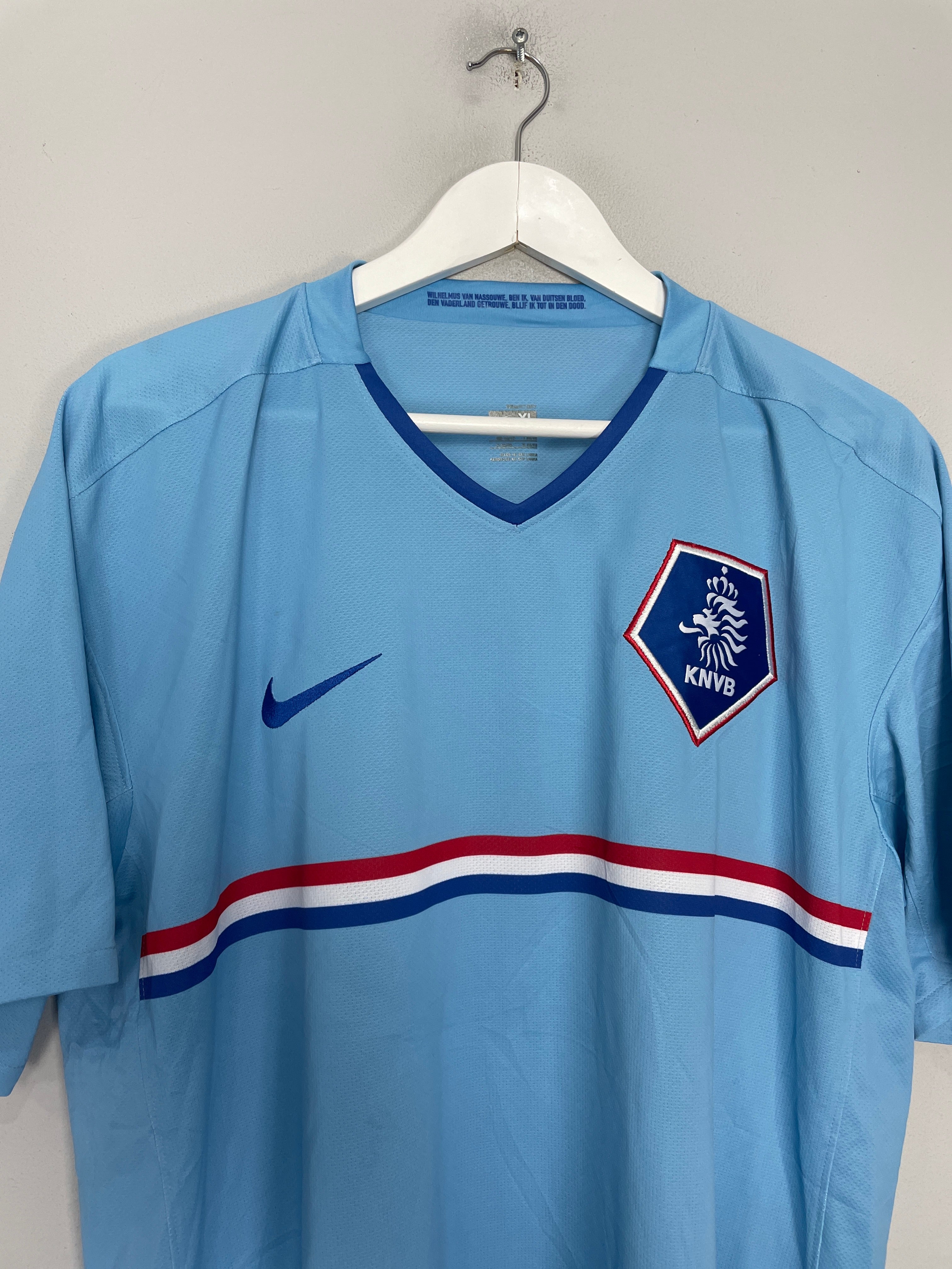 Shop 2008/10 NETHERLANDS AWAY SHIRT (XL) NIKE, classic football shirts, vintage football shirts & retro soccer jerseys at Cult Kits