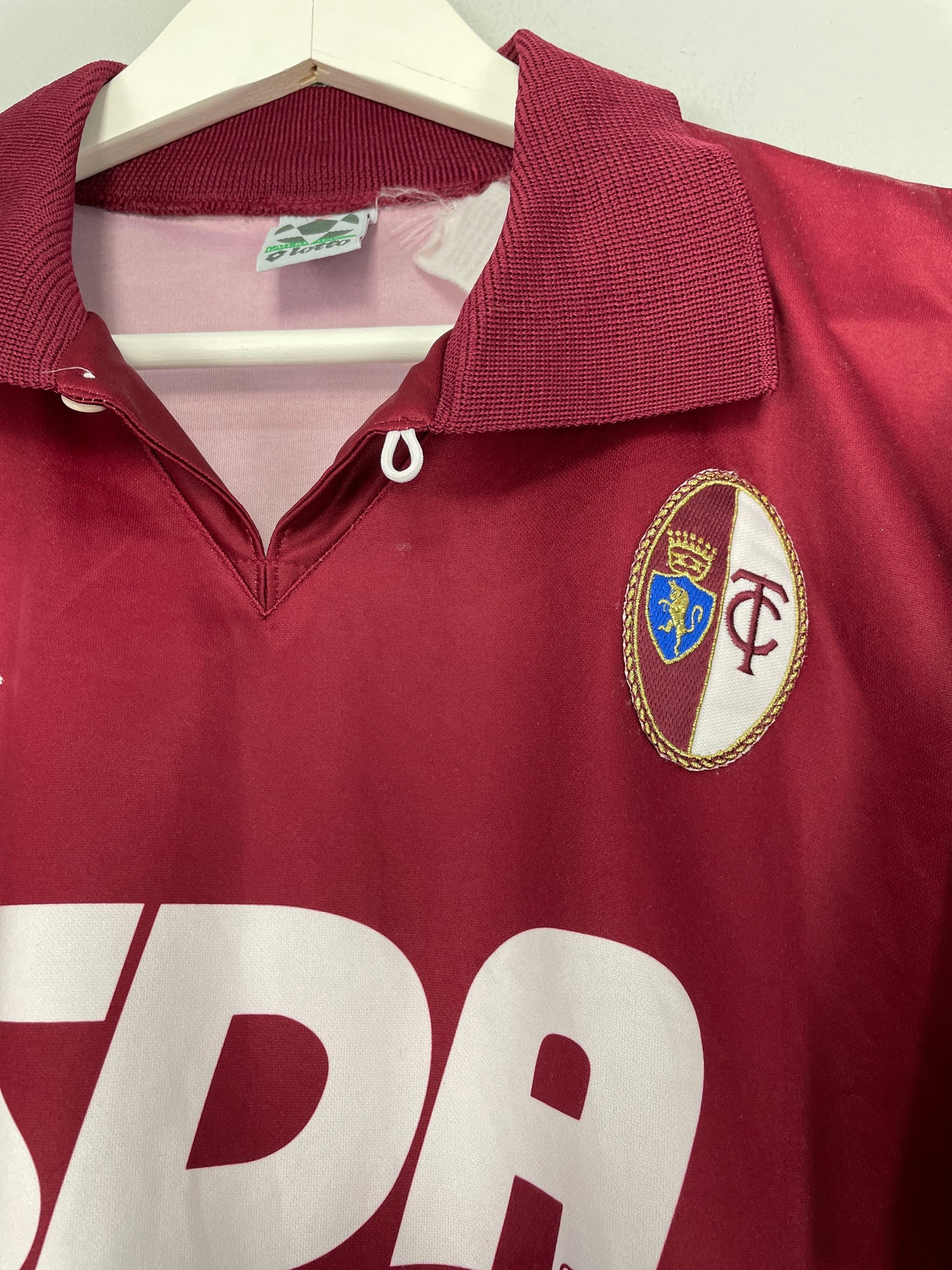 1995/96 TORINO #16 HOME SHIRT (L) LOTTO