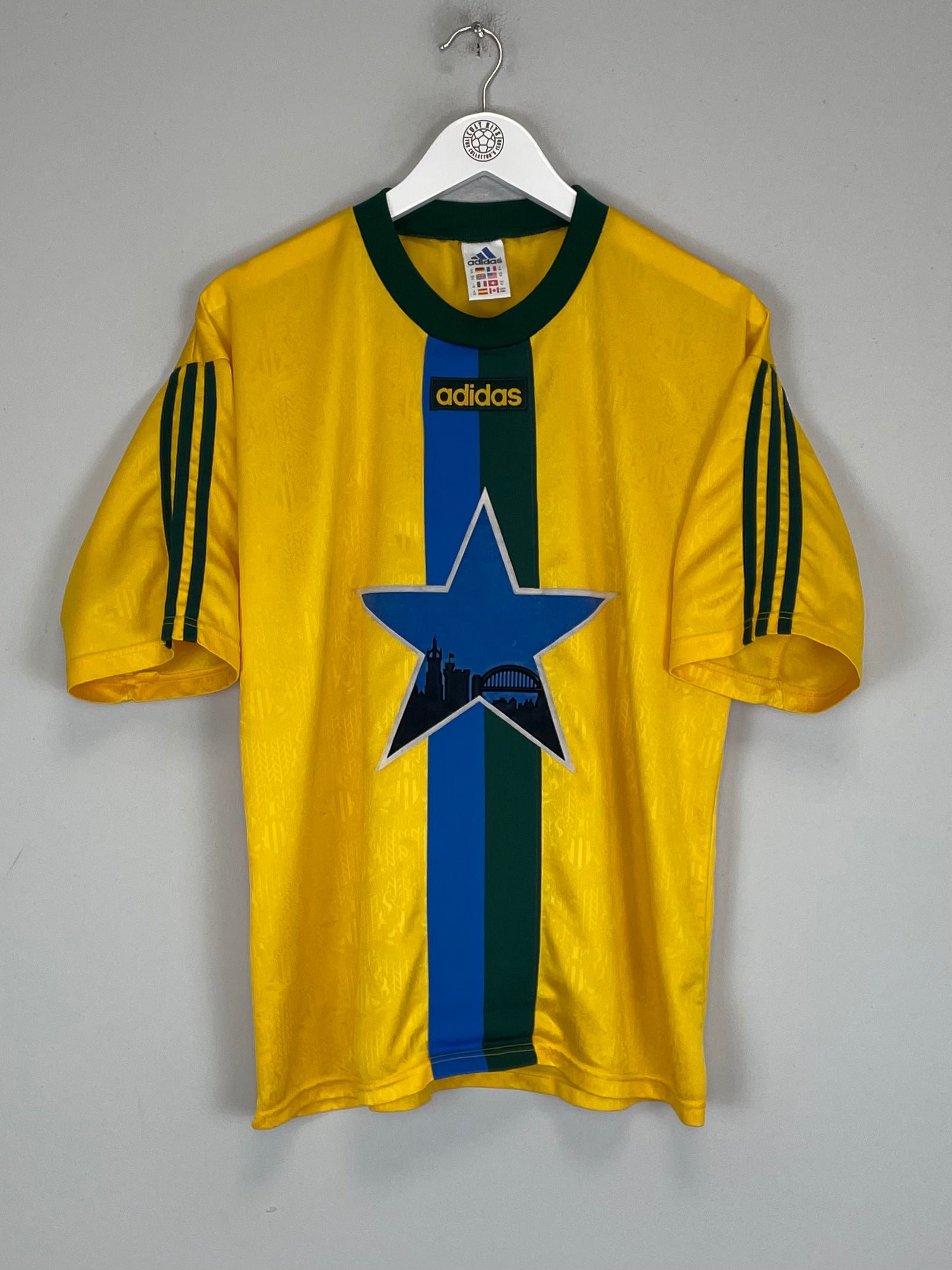 Shop 1995/96 NEWCASTLE TRAINING SHIRT (M) ADIDAS, classic football shirts, vintage football shirts & retro soccer jerseys at Cult Kits