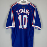 Shop 1998/00 FRANCE ZIDANE #10 HOME SHIRT (XL) ADIDAS, classic football shirts, vintage football shirts & retro soccer jerseys at Cult Kits