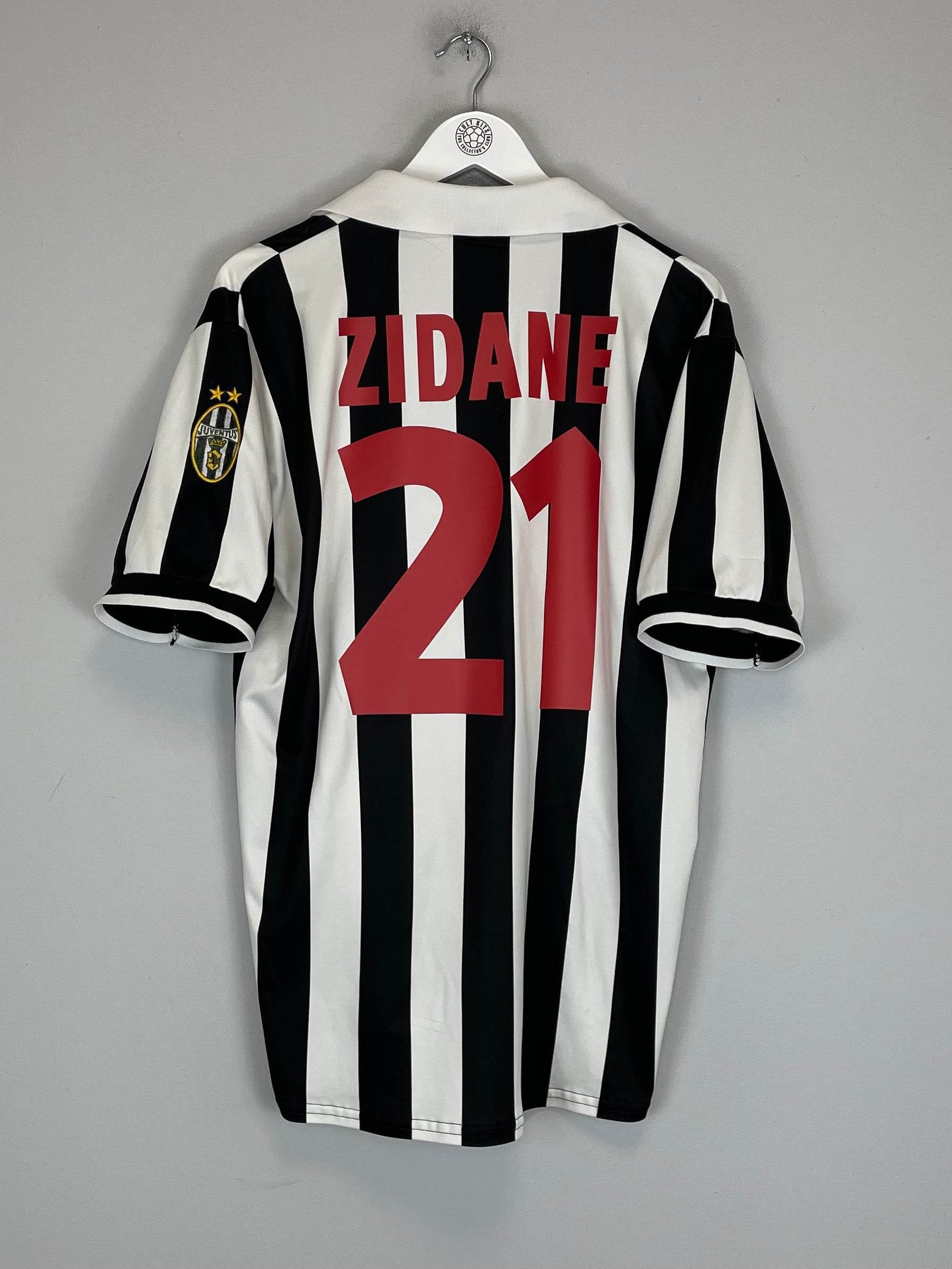 Shop 1998/99 JUVENTUS ZIDANE #21 HOME SHIRT (L) KAPPA, classic football shirts, vintage football shirts & retro soccer jerseys at Cult Kits
