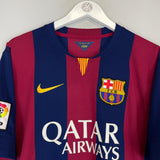 2014/15 BARCELONA SUAREZ #9 HOME SHIRT (XL) NIKE