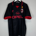 Shop 1996/97 AC MILAN BARESI #6 THIRD SHIRT (XL) LOTTO, classic football shirts, vintage football shirts & retro soccer jerseys at Cult Kits