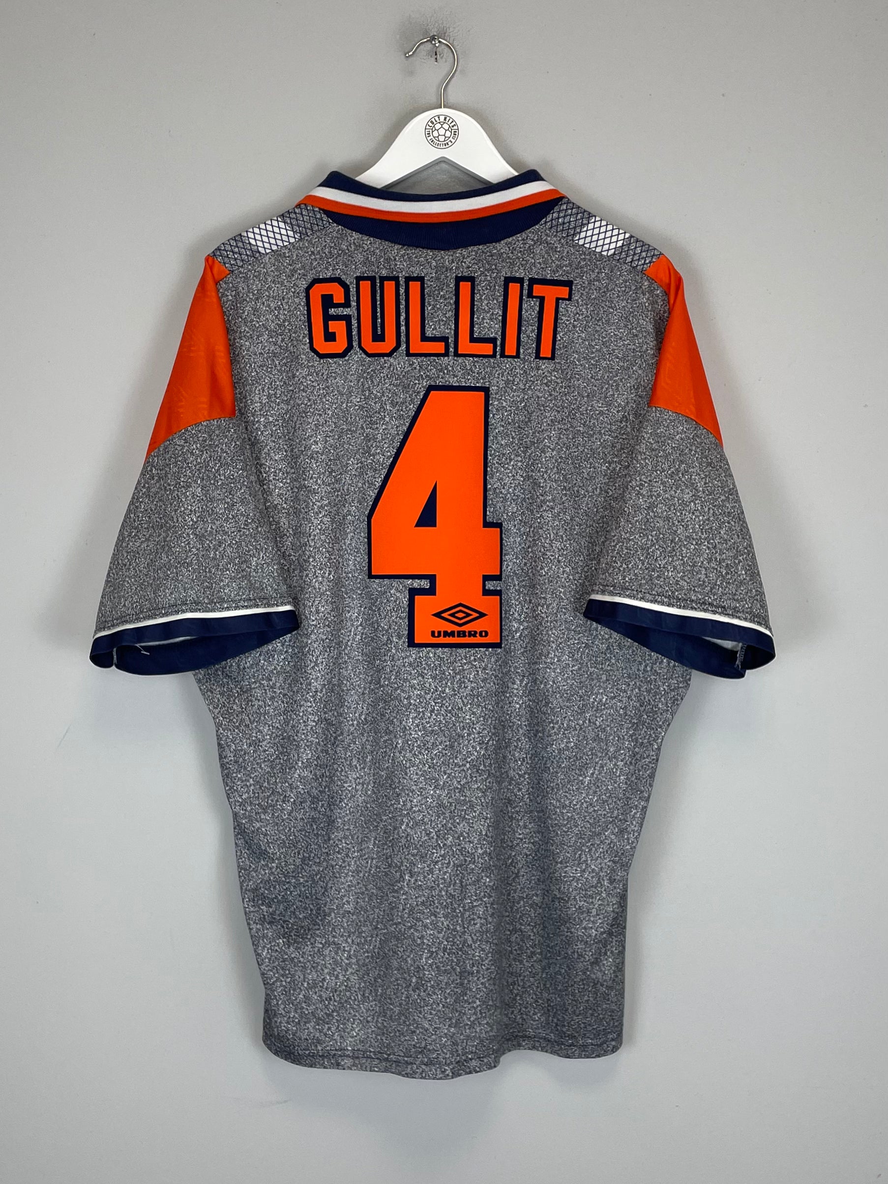 Shop 1994/96 CHELSEA GULLIT #4 AWAY SHIRT (XXL) UMBRO, classic football shirts, vintage football shirts & retro soccer jerseys at Cult Kits