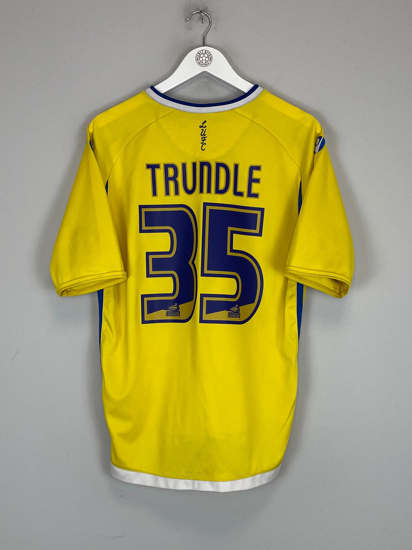 Shop 2008/09 LEEDS UNITED TRUNDLE #35 THIRD SHIRT (M) MACRON, classic football shirts, vintage football shirts & retro soccer jerseys at Cult Kits