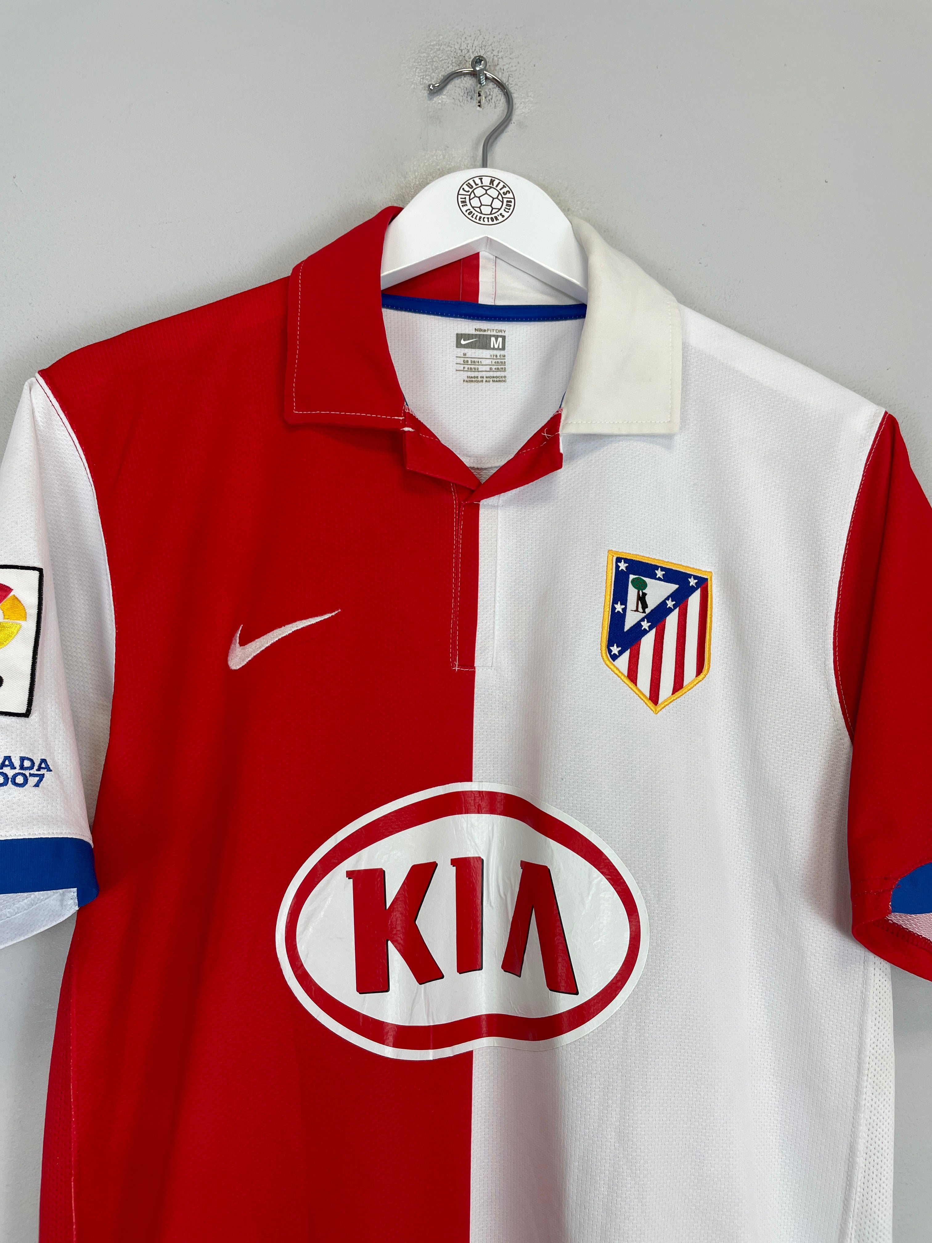 Shop 2006/07 ATLETICO MADRID TORRES #9 HOME SHIRT (M) NIKE, classic football shirts, vintage football shirts & retro soccer jerseys at Cult Kits