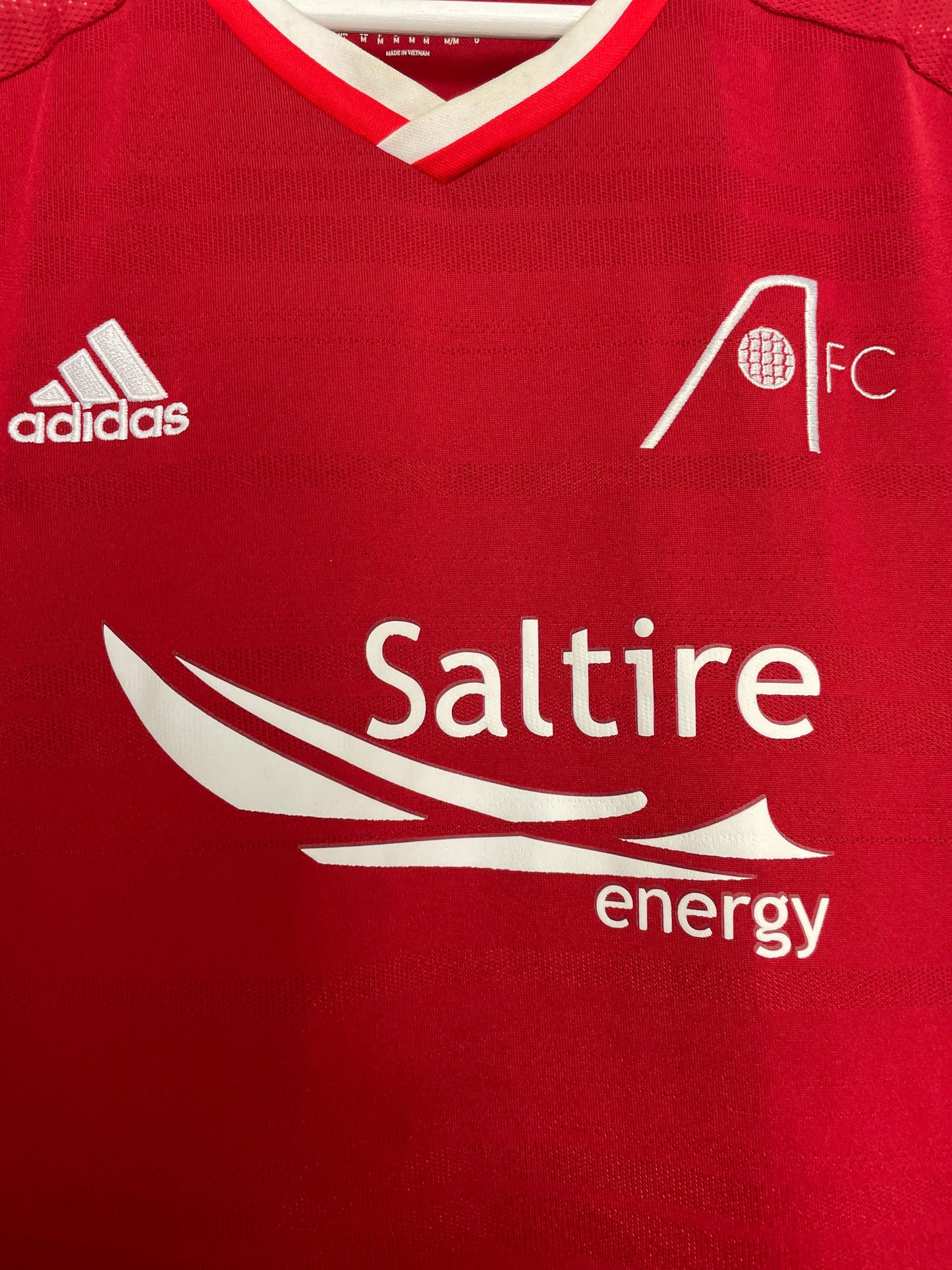 2014/15 ABERDEEN L/S HOME SHIRT (M) ADIDAS