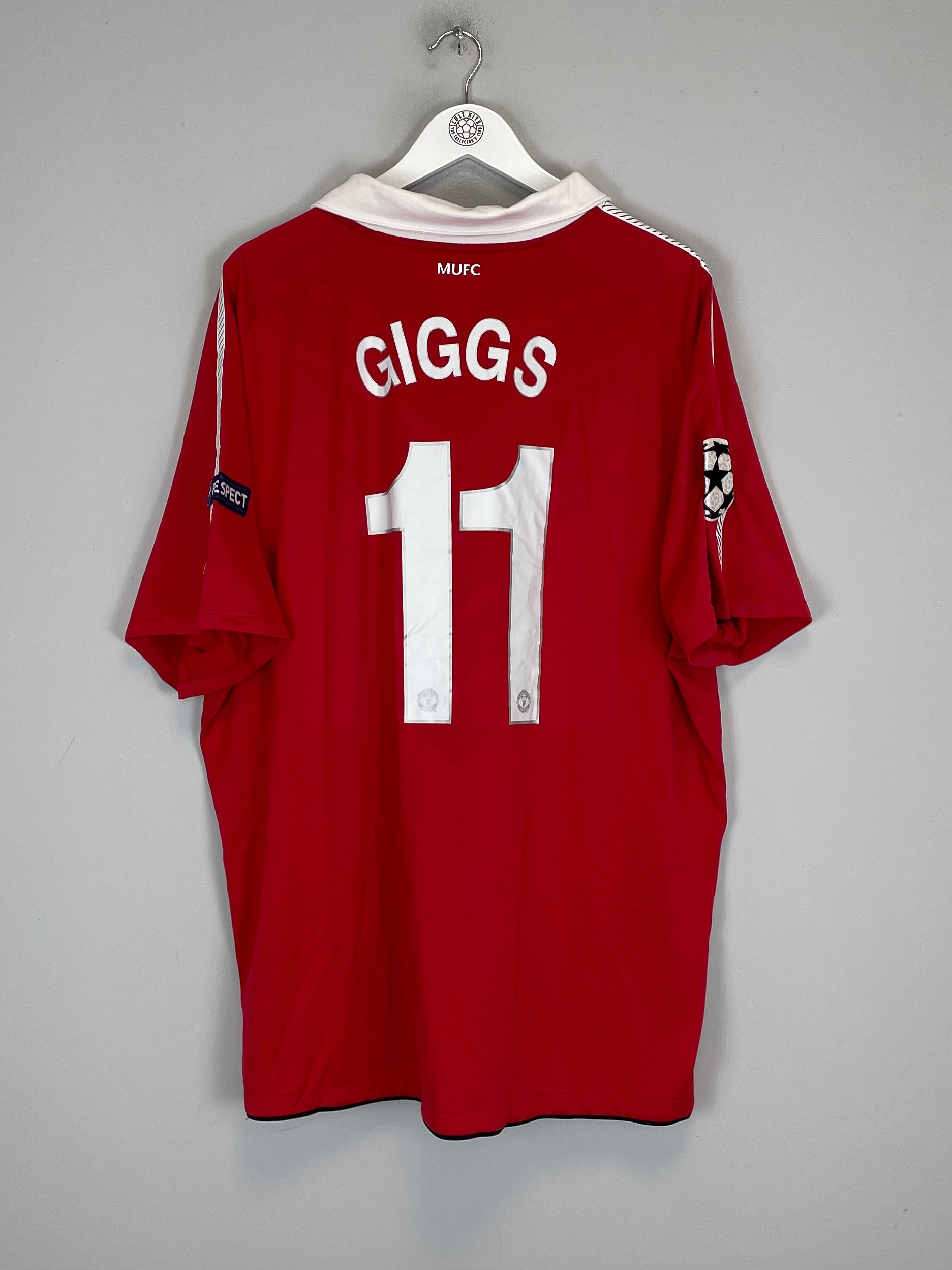 Shop 2010/11 MANCHESTER UNITED GIGGS #11 C/L HOME SHIRT (XXL) NIKE, classic football shirts, vintage football shirts & retro soccer jerseys at Cult Kits