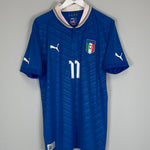 Shop 2012/13 ITALY DI NATALE #11 HOME SHIRT (XL) PUMA, classic football shirts, vintage football shirts & retro soccer jerseys at Cult Kits