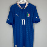 Shop 2012/13 ITALY DI NATALE #11 HOME SHIRT (XL) PUMA, classic football shirts, vintage football shirts & retro soccer jerseys at Cult Kits