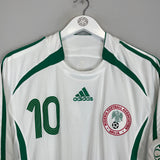 2006/07 NIGERIA OKOCHA #10 AWAY SHIRT (L) ADIDAS