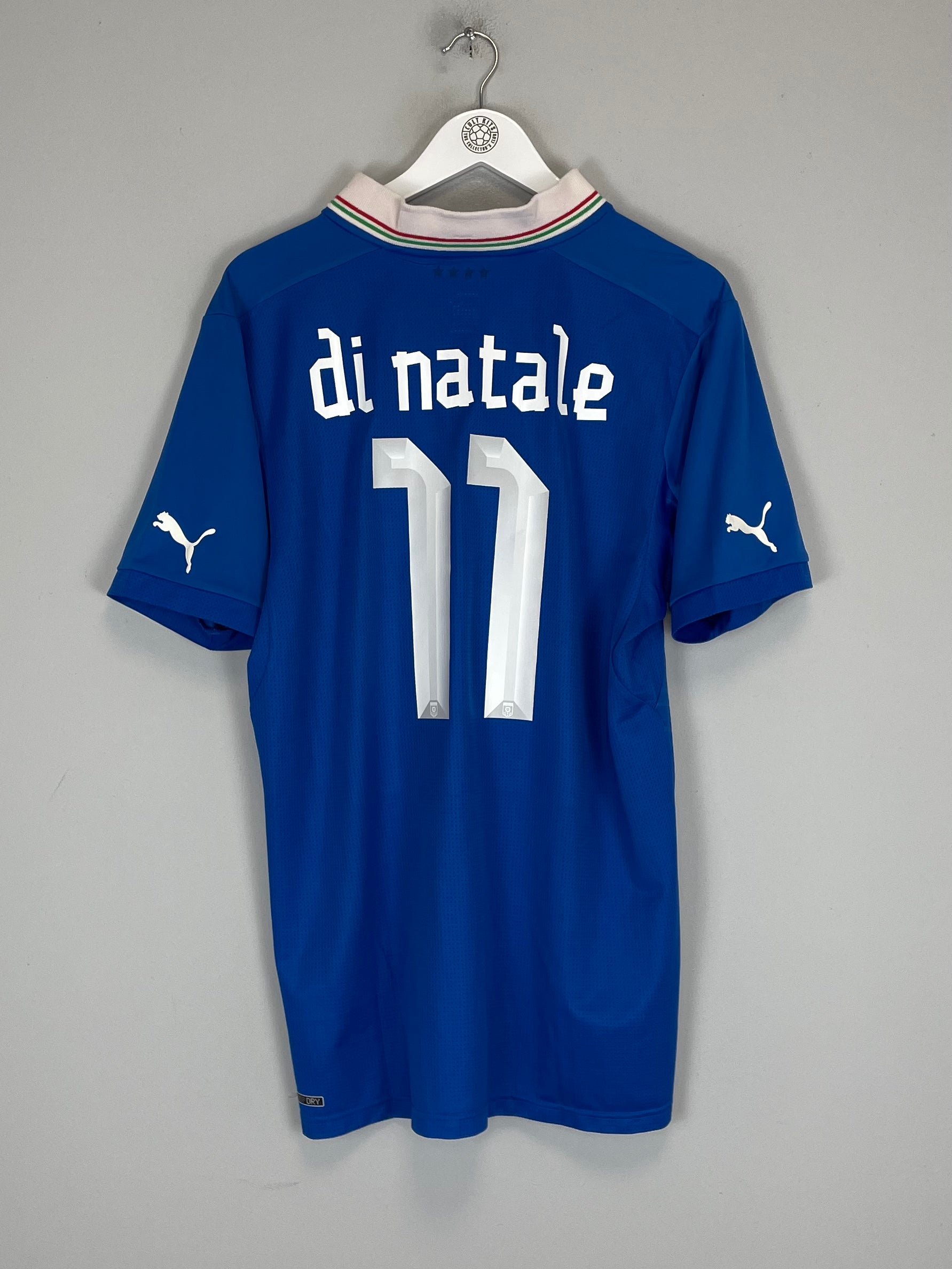 Shop 2012/13 ITALY DI NATALE #11 HOME SHIRT (XL) PUMA, classic football shirts, vintage football shirts & retro soccer jerseys at Cult Kits