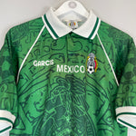 Shop 1999/00 MEXICO HOME SHIRT (L) GARCIS, classic football shirts, vintage football shirts & retro soccer jerseys at Cult Kits