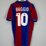 Shop 1997/98 BOLOGNA BAGGIO #10 HOME SHIRT (XL) DIADORA, classic football shirts, vintage football shirts & retro soccer jerseys at Cult Kits