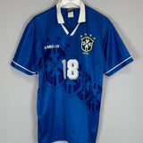 Shop 1994 BRAZIL RONALDINHO #18 AWAY SHIRT (L) UMBRO, classic football shirts, vintage football shirts & retro soccer jerseys at Cult Kits