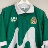 Shop 1995 MEXICO *REISSUE* BNWT HOME SHIRT (XXL) ABA SPORT, classic football shirts, vintage football shirts & retro soccer jerseys at Cult Kits