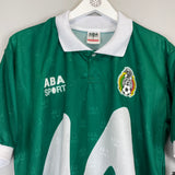 Shop 1995 MEXICO *REISSUE* BNWT HOME SHIRT (L) ABA SPORT, classic football shirts, vintage football shirts & retro soccer jerseys at Cult Kits