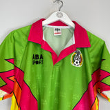 Shop 1995 MEXICO CAMPOS #1 *REISSUE* GK SHIRT (XL) ABA SPORT, classic football shirts, vintage football shirts & retro soccer jerseys at Cult Kits