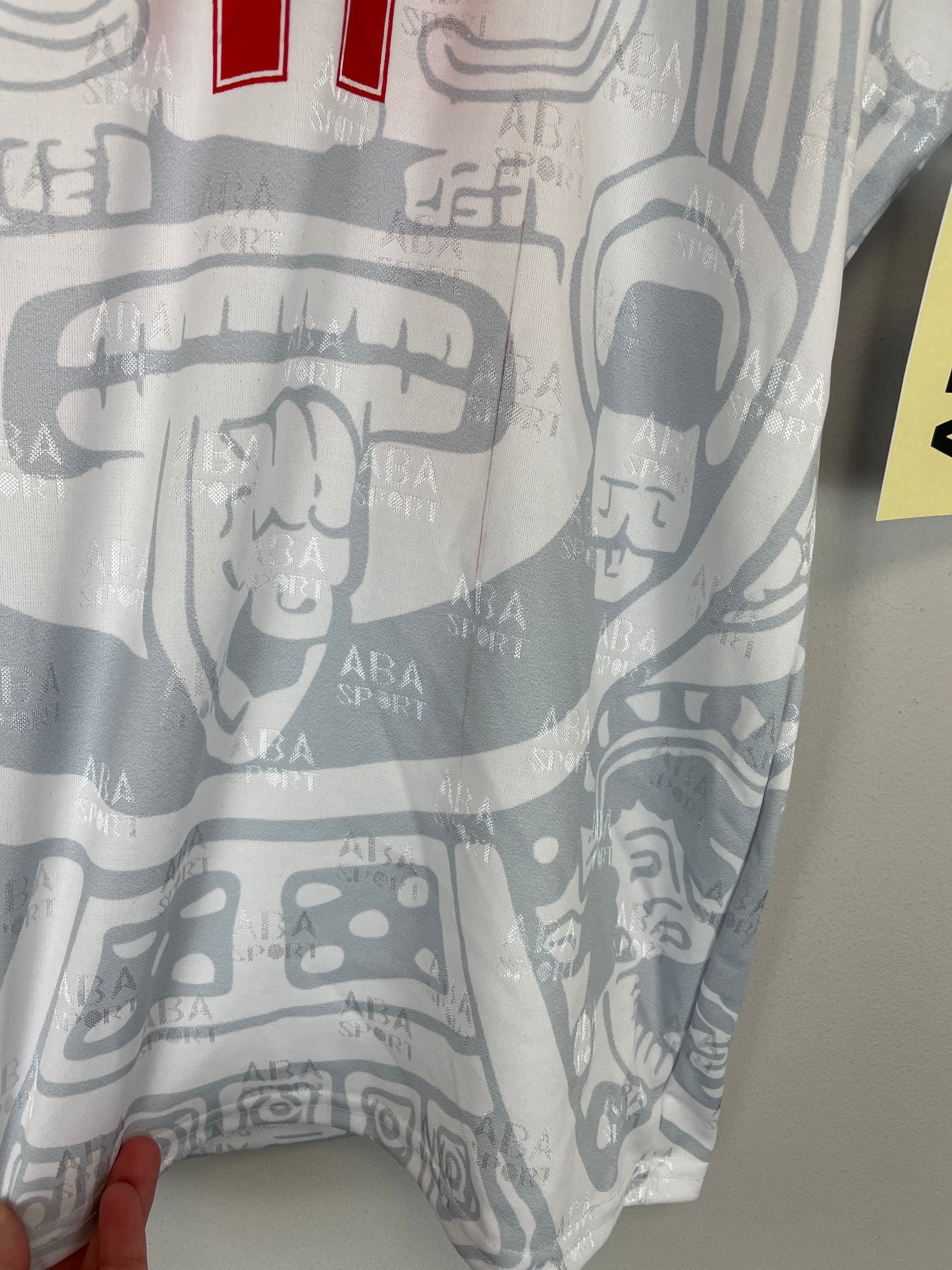 Shop 1998 MEXICO C.BLANCO #11 *REISSUE* BNWT AWAY SHIRT (S) ABA SPORT, classic football shirts, vintage football shirts & retro soccer jerseys at Cult Kits