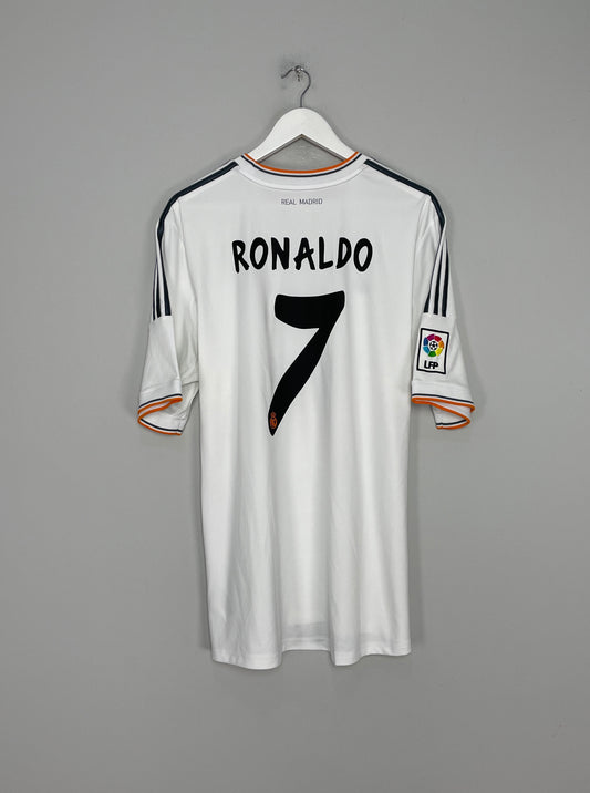 2013/14 REAL MADRID RONALDO #7 HOME SHIRT (XL) ADIDAS