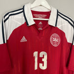 Shop 2012/13 DENMARK LARSEN #13 HOME SHIRT (XL) ADIDAS, classic football shirts, vintage football shirts & retro soccer jerseys at Cult Kits