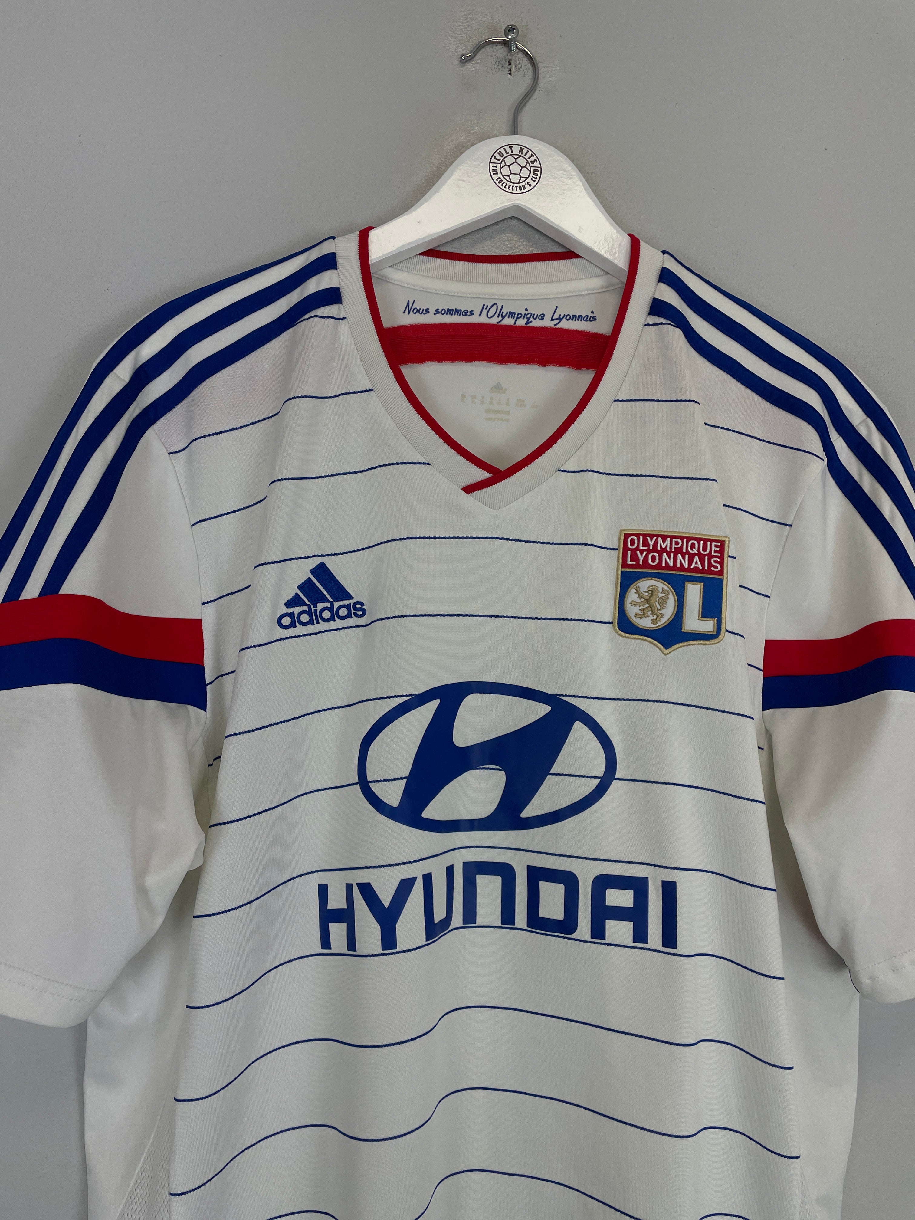 Shop 2014/15 LYON HOME SHIRT (XL) ADIDAS, classic football shirts, vintage football shirts & retro soccer jerseys at Cult Kits