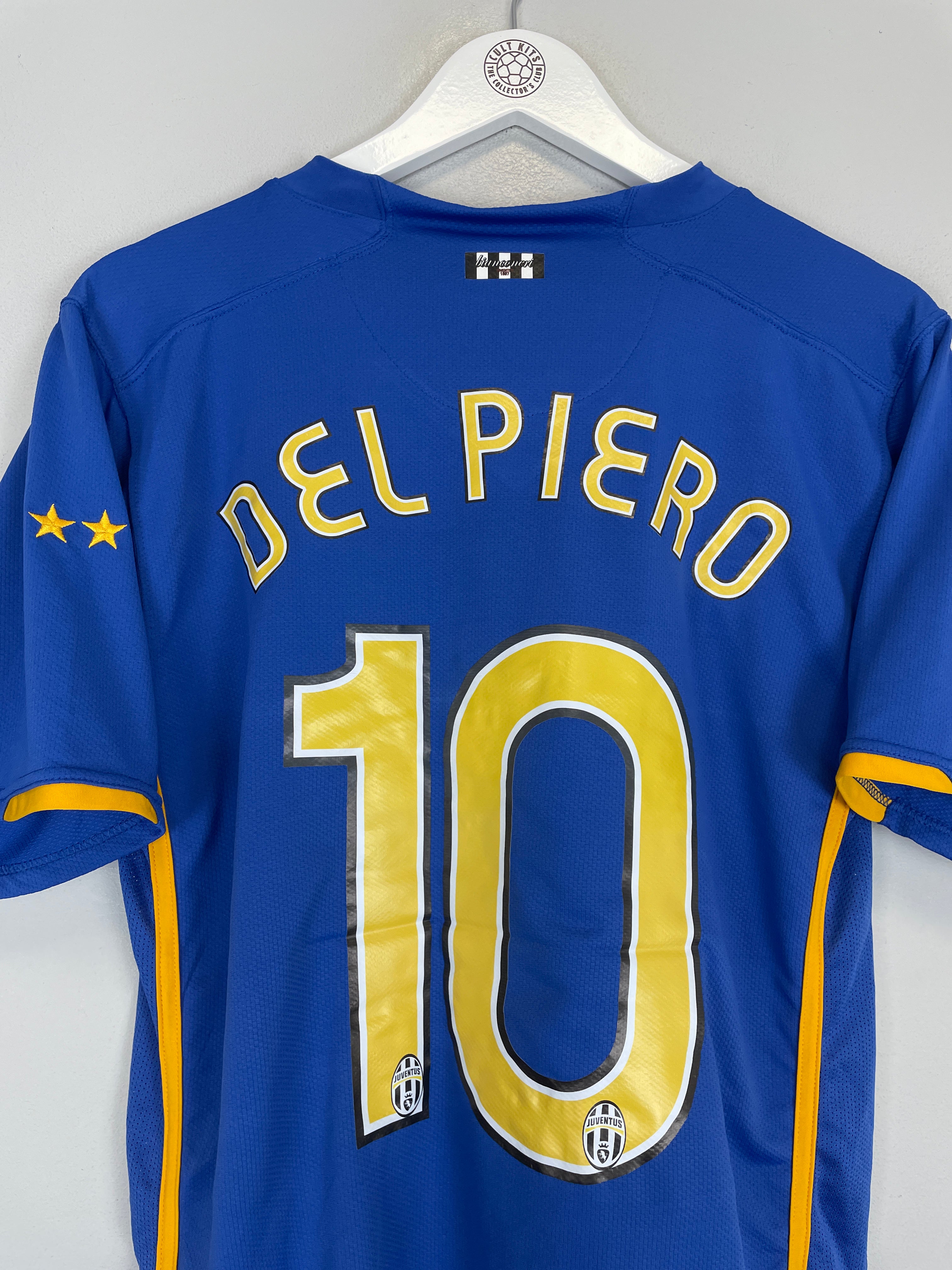 Shop 2007/08 JUVENTUS DEL PIERO #10 AWAY SHIRT (M) NIKE, classic football shirts, vintage football shirts & retro soccer jerseys at Cult Kits