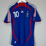 2006/07 FRANCE ZIDANE #10 HOME SHIRT (M) ADIDAS