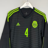 Shop 2015/16 MEXICO R.MARQUEZ #4 L/S AWAY SHIRT (L) ADIDAS, classic football shirts, vintage football shirts & retro soccer jerseys at Cult Kits
