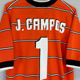 Shop 1997/98 UNAM PUMAS J.CAMPOS #1 GK SHIRT (M) NIKE, classic football shirts, vintage football shirts & retro soccer jerseys at Cult Kits