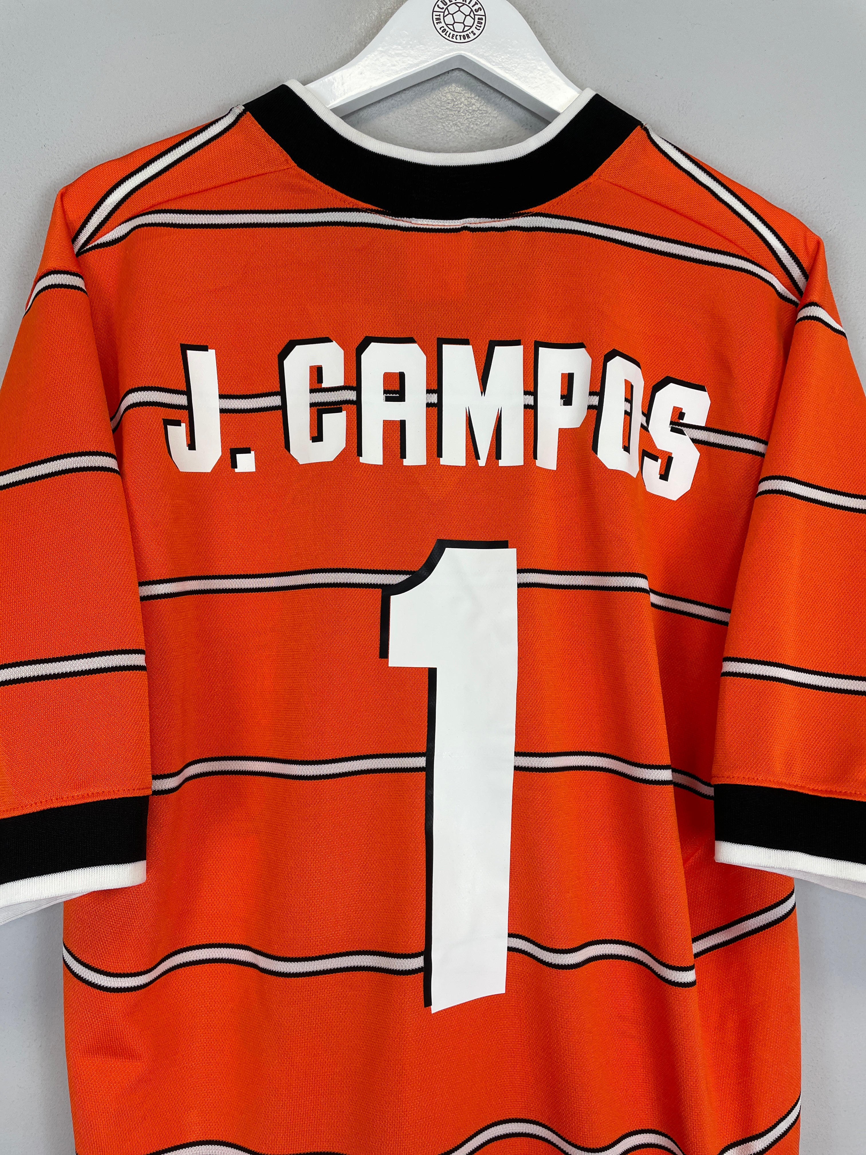 Shop 1997/98 UNAM PUMAS J.CAMPOS #1 GK SHIRT (M) NIKE, classic football shirts, vintage football shirts & retro soccer jerseys at Cult Kits