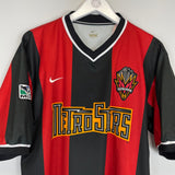 Shop 2000/02 NY/NJ METROSTARS HOME SHIRT (L) NIKE, classic football shirts, vintage football shirts & retro soccer jerseys at Cult Kits
