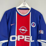 Shop 1999/00 PSG HOME SHIRT (L) NIKE, classic football shirts, vintage football shirts & retro soccer jerseys at Cult Kits