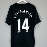 2009/10 MANCHESTER UNITED CHICHARITO #14 AWAY SHIRT (XL) NIKE