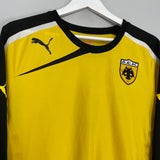 Shop 2013/14 AEK ATHENS KONSTANTINOS #4 L/S HOME SHIRT (L) PUMA, classic football shirts, vintage football shirts & retro soccer jerseys at Cult Kits