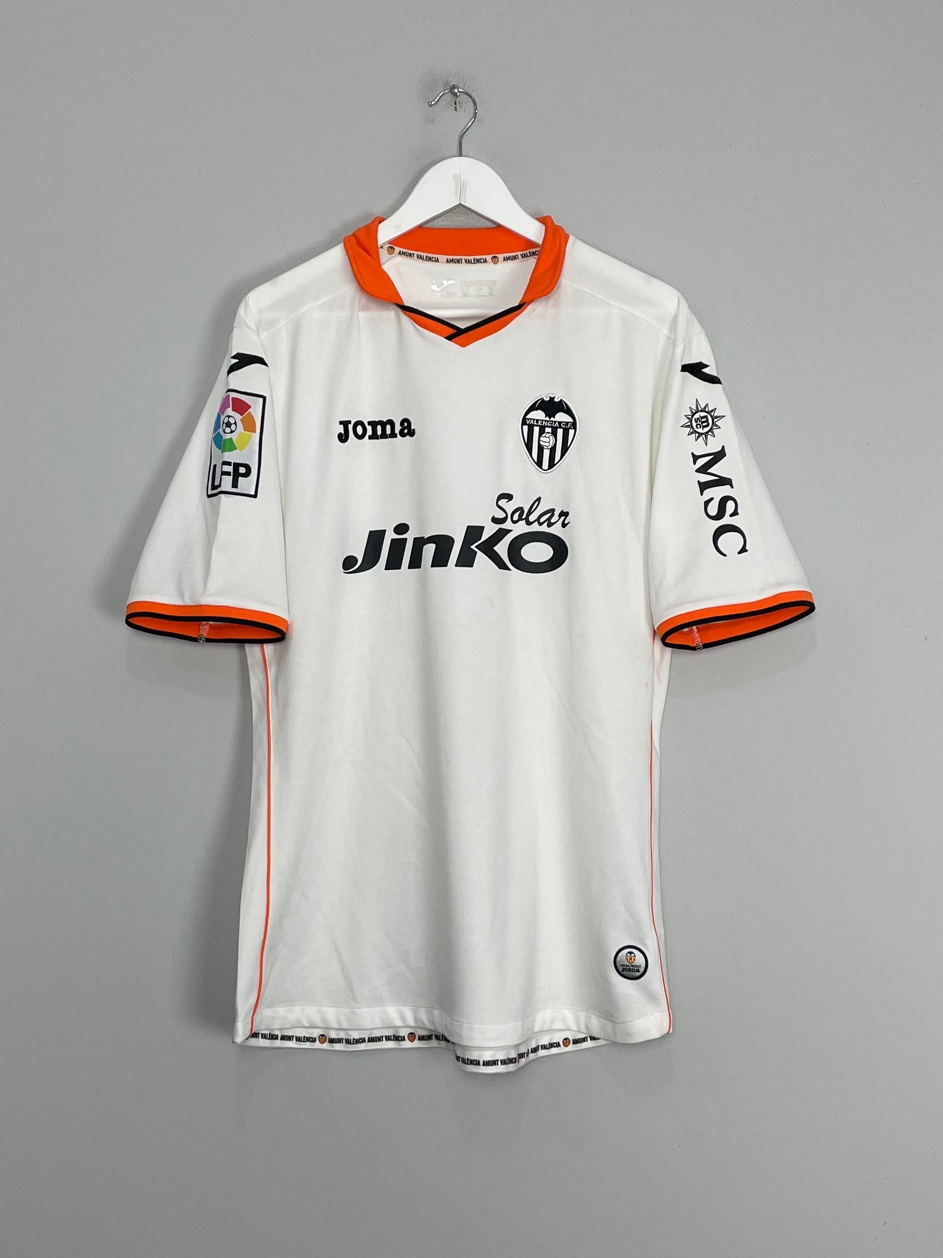 Shop 2013/14 VALENCIA HOME SHIRT (XL) JOMA, classic football shirts, vintage football shirts & retro soccer jerseys at Cult Kits