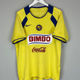 2005/06 CLUB AMERICA C.BLANCO #10 HOME SHIRT (L) NIKE