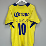 2005/06 CLUB AMERICA C.BLANCO #10 HOME SHIRT (L) NIKE