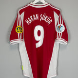Shop 2000/02 TURKEY HAKAN SUKER #9 *MATCH ISSUE* HOME SHIRT (L) ADIDAS, classic football shirts, vintage football shirts & retro soccer jerseys at Cult Kits
