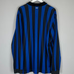 Shop 2011/12 INTER MILAN L/S HOME SHIRT (XXL) NIKE, classic football shirts, vintage football shirts & retro soccer jerseys at Cult Kits